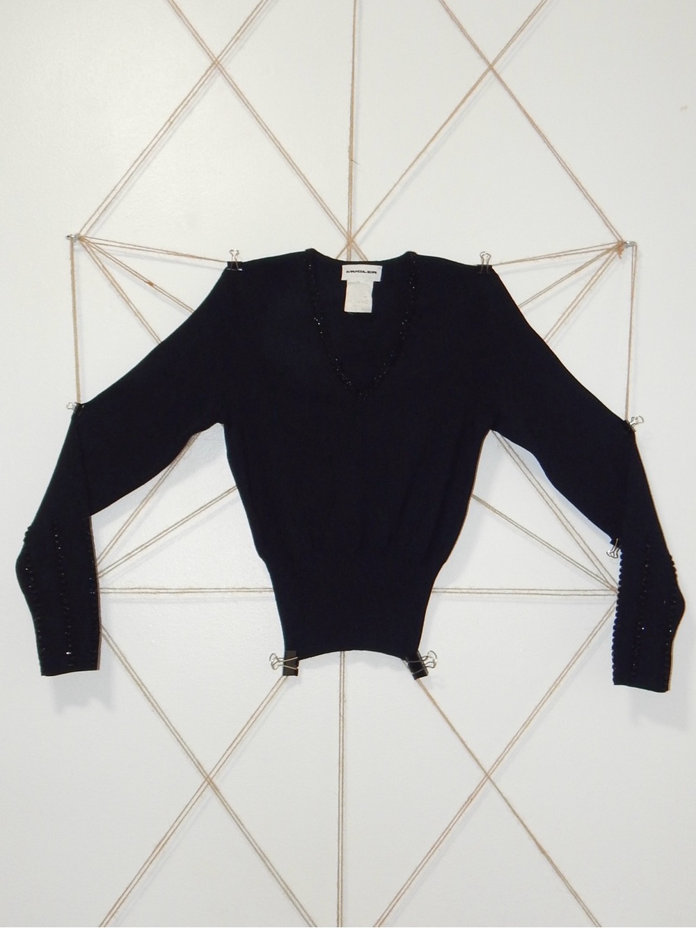 Mugler, Embellished Sculpted Knit, c.: 2010s